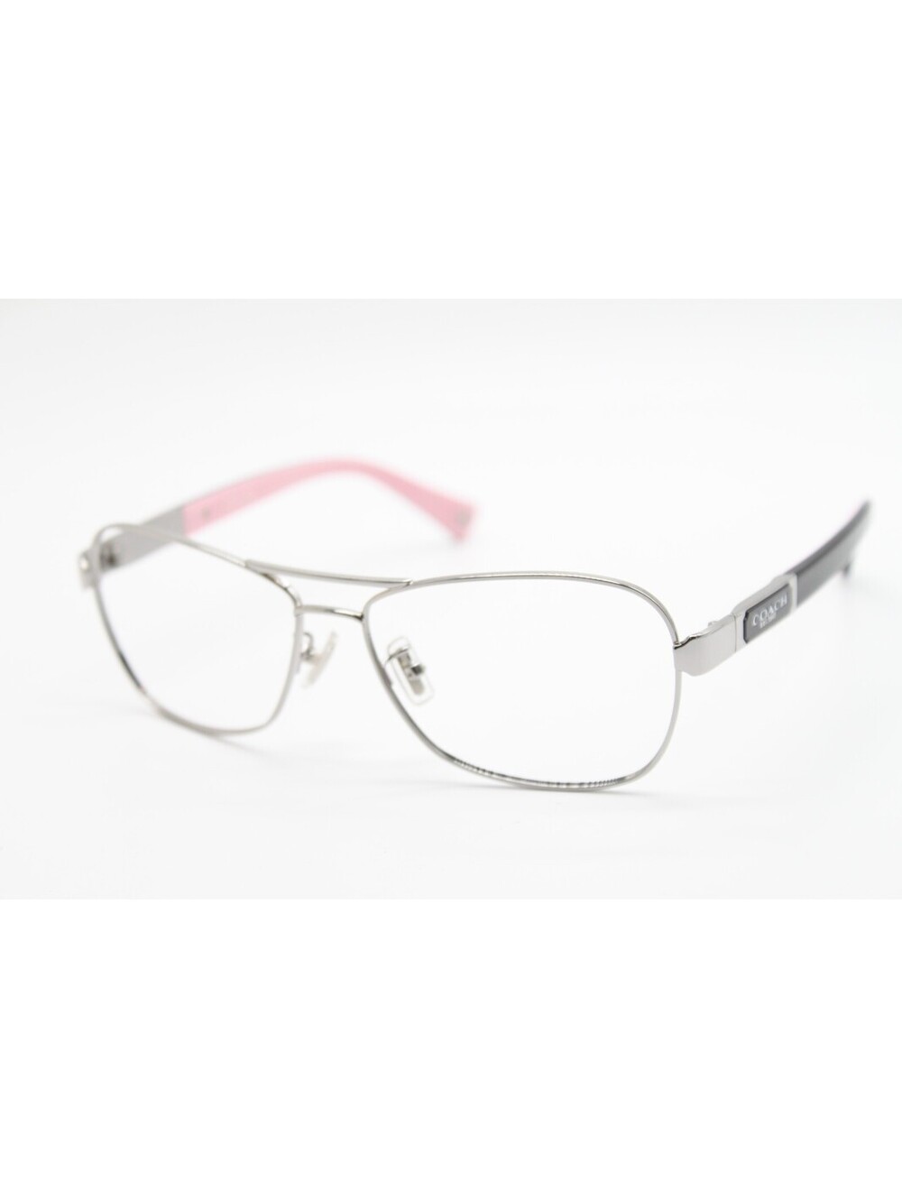 NEW COACH HC 7012 L038 CAROLINE 9102/11 SILVER PINK AUTHENTIC EYEGLASSES 56-14